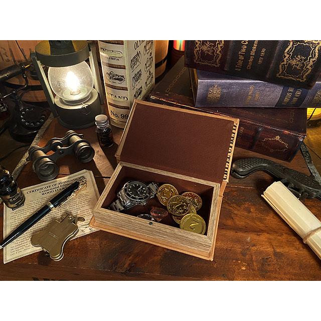 古めかしい洋書みたいな小物入れ　ブックボックス　（No.41/グレートキャプテン）　■ アメリカン雑貨 アメリカ雑貨 |  | 05