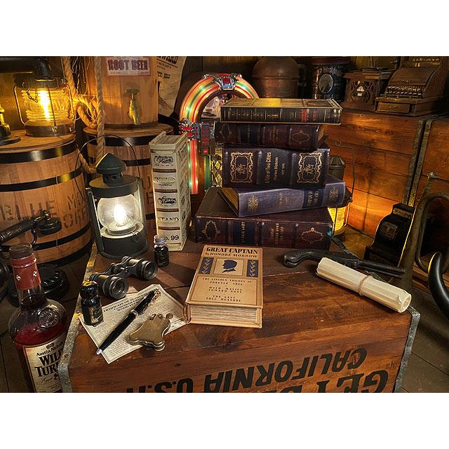 古めかしい洋書みたいな小物入れ　ブックボックス　（No.41/グレートキャプテン）　■ アメリカン雑貨 アメリカ雑貨 |  | 06