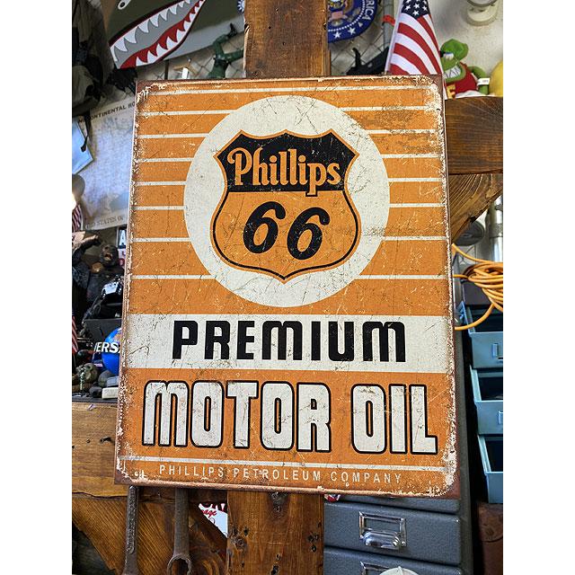 フィリップス66のブリキ看板 プレミアムモーターオイル アメリカ雑貨 アメリカン雑貨 ポスター 人気メーカー ブランド Www Casascordeiro Com Br