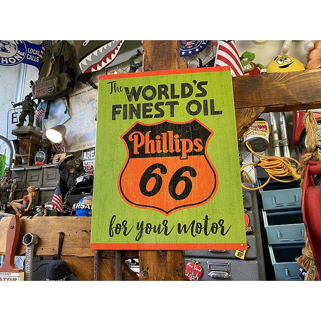 フィリップス66　ブリキ看板　（ワールドファイネストオイル） |  | 06