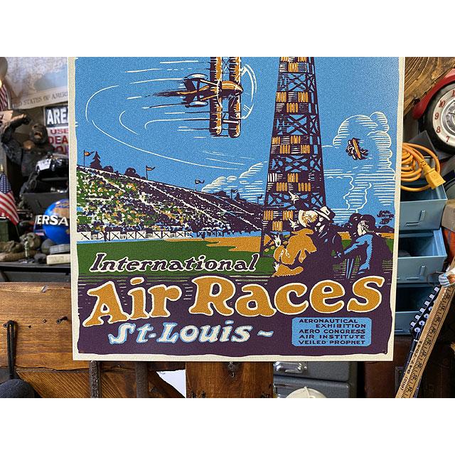 セントルイス　インターナショナル　エアレース　ブリキ看板 ■ アメリカン雑貨 アメリカ雑貨 |  | 02