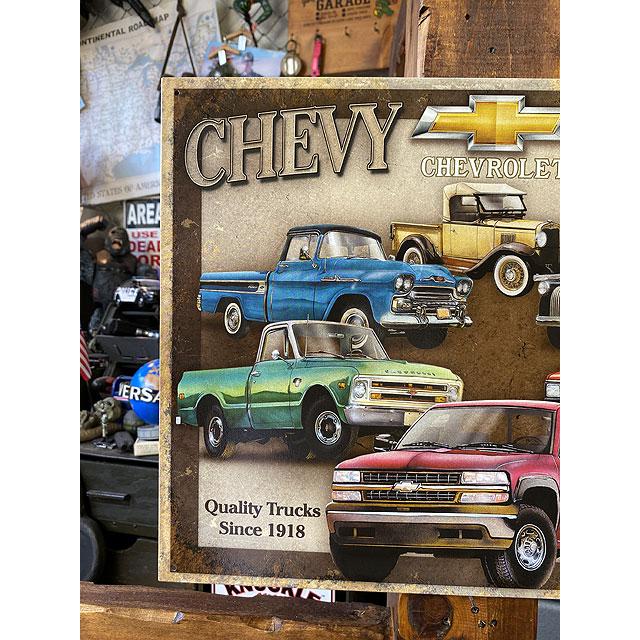 シボレートラック　歴代コレクション　ブリキ看板　■ アメリカン雑貨 アメリカ雑貨 |  | 01