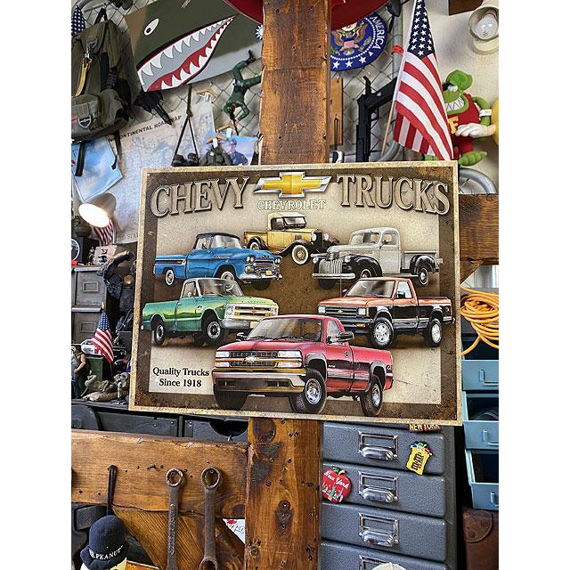 シボレートラック　歴代コレクション　ブリキ看板　■ アメリカン雑貨 アメリカ雑貨 |  | 06