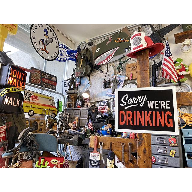 「ごめんなさい、私たち酔っ払ってまーす」　ブリキ看板 ■ アメリカン雑貨 アメリカ雑貨 |  | 02