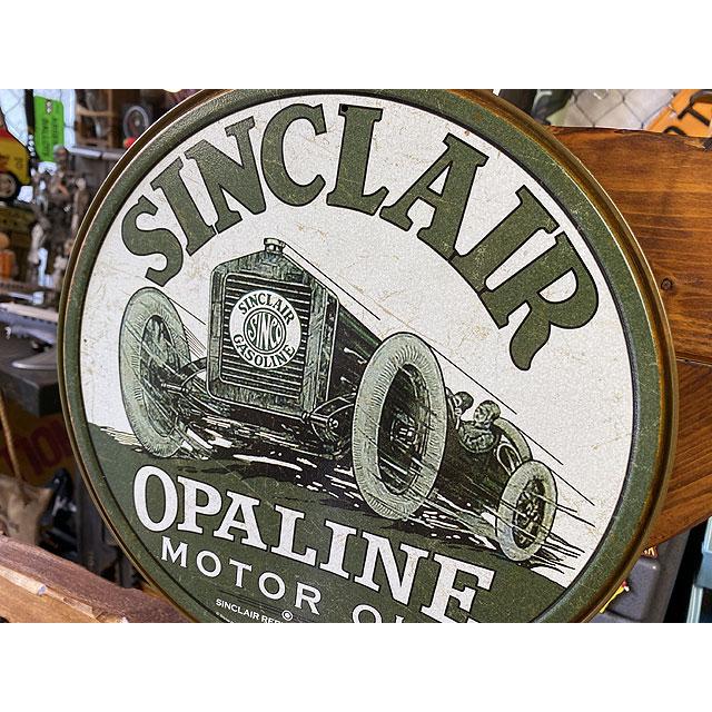 シンクレア　ラウンド型ブリキ看板　（レースカー）　■ アメリカン雑貨 アメリカ雑貨 |  | 01