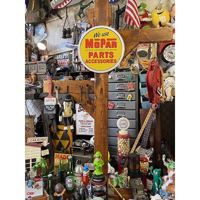 モパー　ラウンド型ブリキ看板　（パーツアクセサリー）　■　アメリカン雑貨　アメリカ雑貨 |  | 02