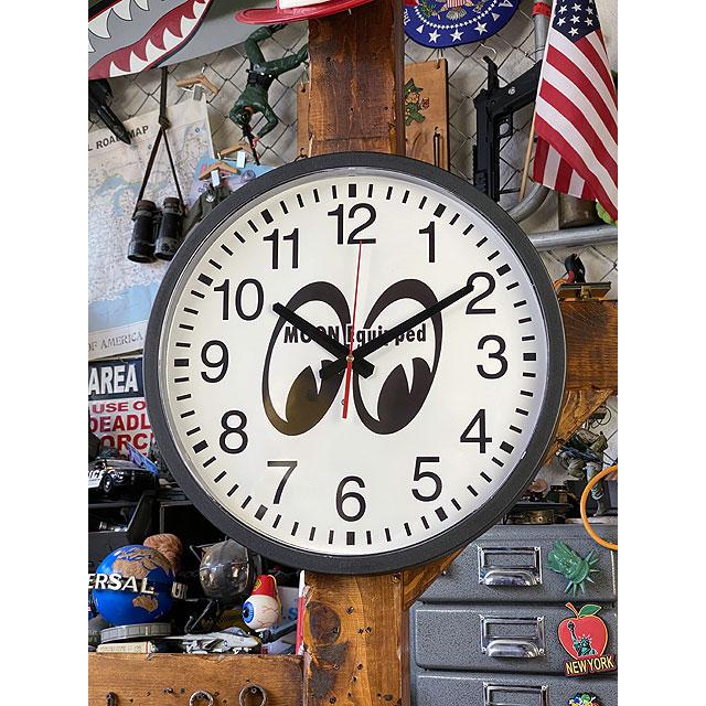 ムーンイクイップド ジャイアントウォールクロック □ アメリカン雑貨