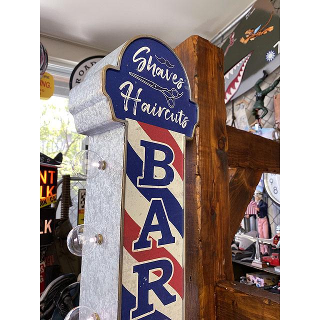 アメリカのアーケードサイン　ウォールオブジェ　（バーバーショップ）　【両面デザイン】 爆買 |  | 02