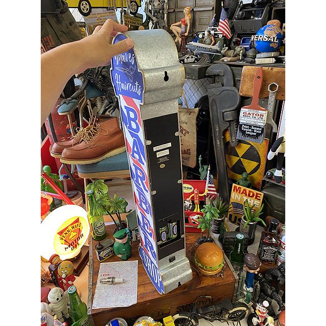 アメリカのアーケードサイン　ウォールオブジェ　（バーバーショップ）　【両面デザイン】 爆買 |  | 08