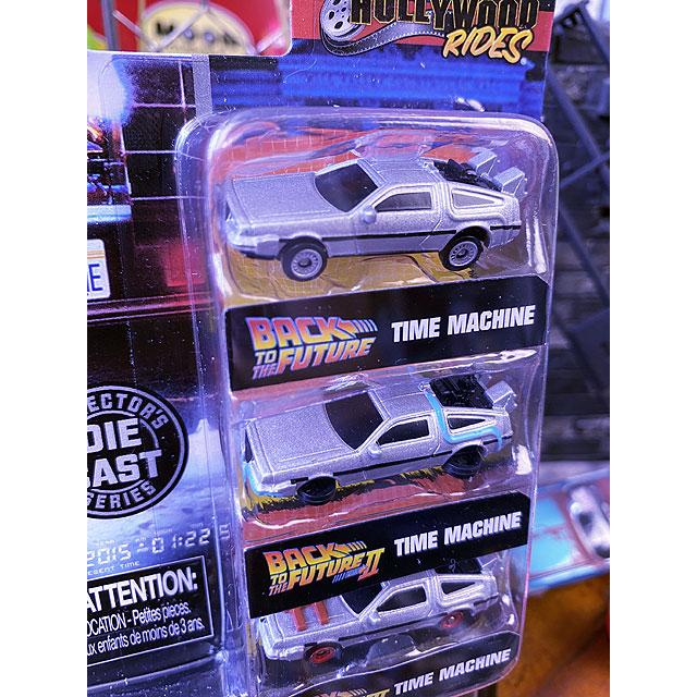 Jada　ナノ・ハリウッドライズ 映画　バック・トゥ・ザ・フューチャー　デロリアン　ダイキャストミニカー 3台セット ■ アメリカン雑貨 |  | 02