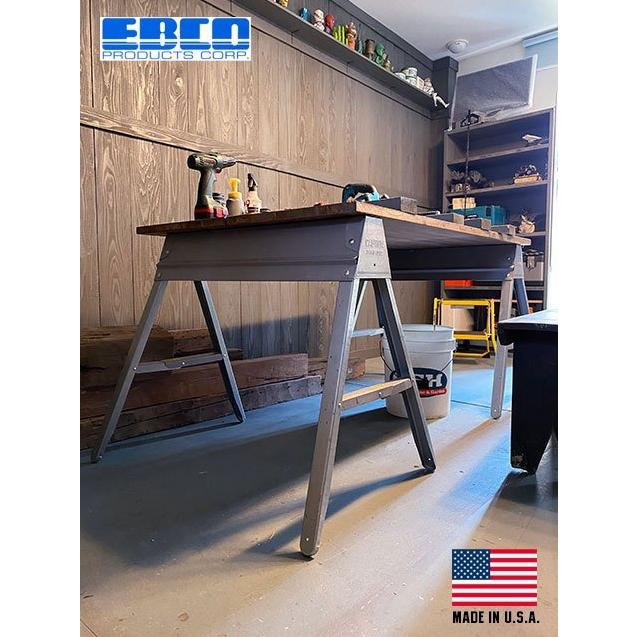 EBCO メタル フォルディング ソーホース 単品 （1台） テーブル用脚