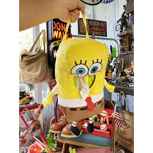 スポンジボブ ティッシュカバー □ アメリカン雑貨 アメリカ雑貨