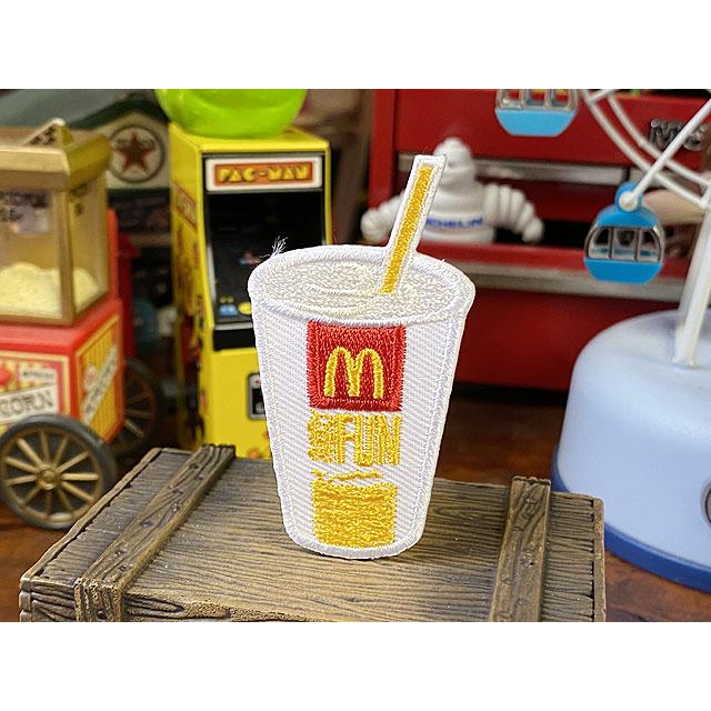 カンパニーロゴワッペン　ミニサイズ　（マクドナルド/マックシェイク）　■ アメリカ雑貨 アメリカン雑貨 | 