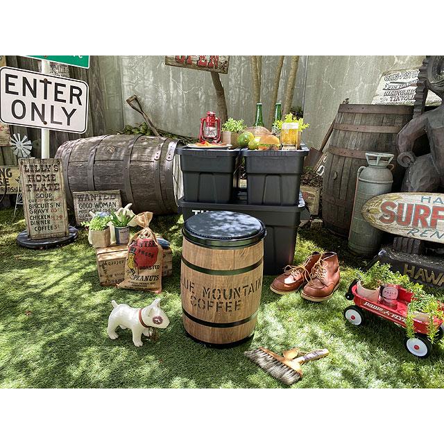 コーヒー木樽チェアー　（ブラウン）　■　アメリカン雑貨　アメリカ雑貨 爆買 |  | 05