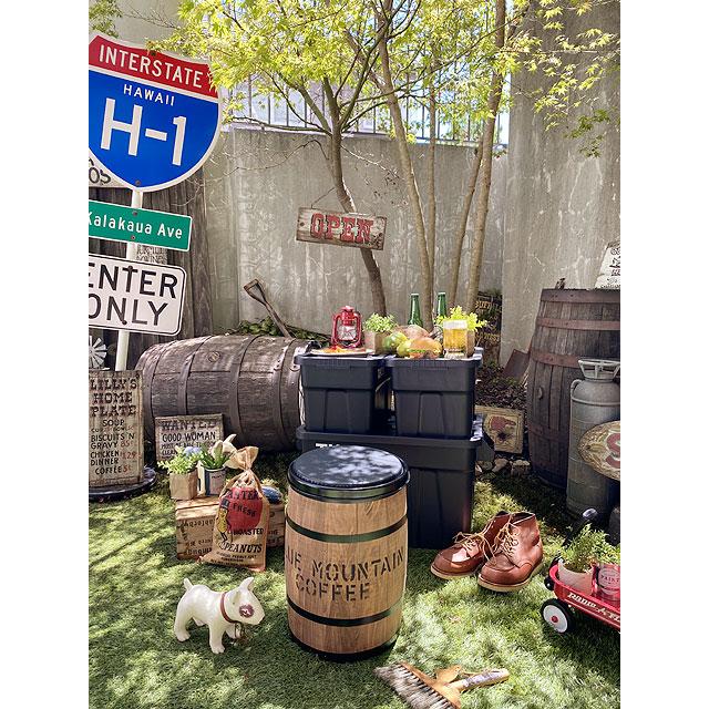 コーヒー木樽チェアー　（ブラウン）　■　アメリカン雑貨　アメリカ雑貨 爆買 |  | 06