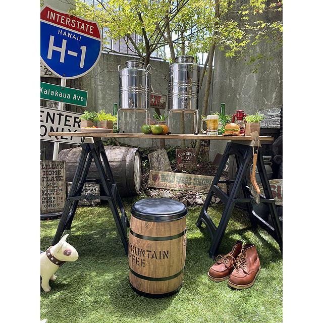 コーヒー木樽チェアー　（ブラウン）　■　アメリカン雑貨　アメリカ雑貨 爆買 |  | 09