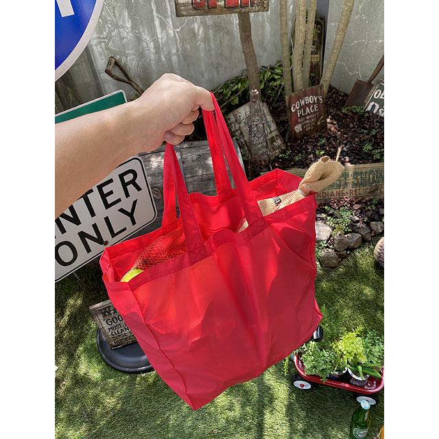 ハワイアン　アイランド　デザイン　エコバッグ　（レッド）　■　アメリカン雑貨　アメリカ雑貨 |  | 05