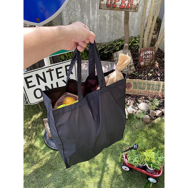 ハワイアン　アイランド　デザイン　エコバッグ　（ブラック）　■　アメリカン雑貨　アメリカ雑貨 |  | 04