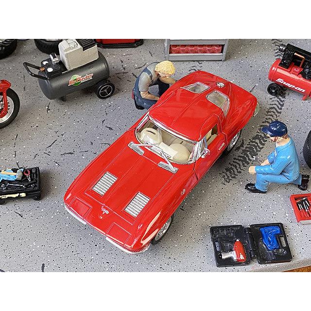 1963年　シボレー　コルベット　スティングレー　ダイキャストミニカー　1/36スケール　（レッド）　■ アメリカン雑貨 アメリカ雑貨 |  | 01