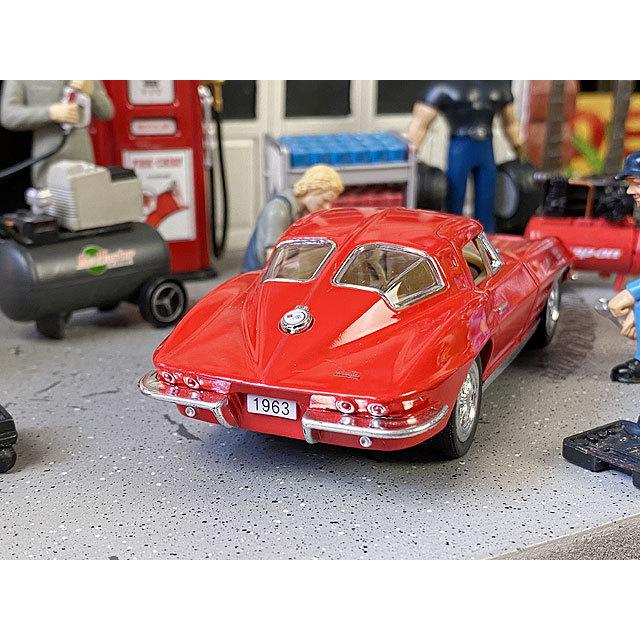 1963年　シボレー　コルベット　スティングレー　ダイキャストミニカー　1/36スケール　（レッド）　■ アメリカン雑貨 アメリカ雑貨 |  | 06