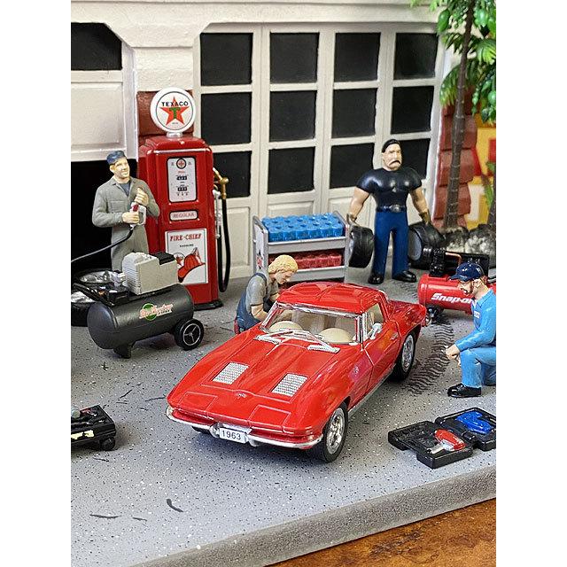 1963年　シボレー　コルベット　スティングレー　ダイキャストミニカー　1/36スケール　（レッド）　■ アメリカン雑貨 アメリカ雑貨 |  | 07
