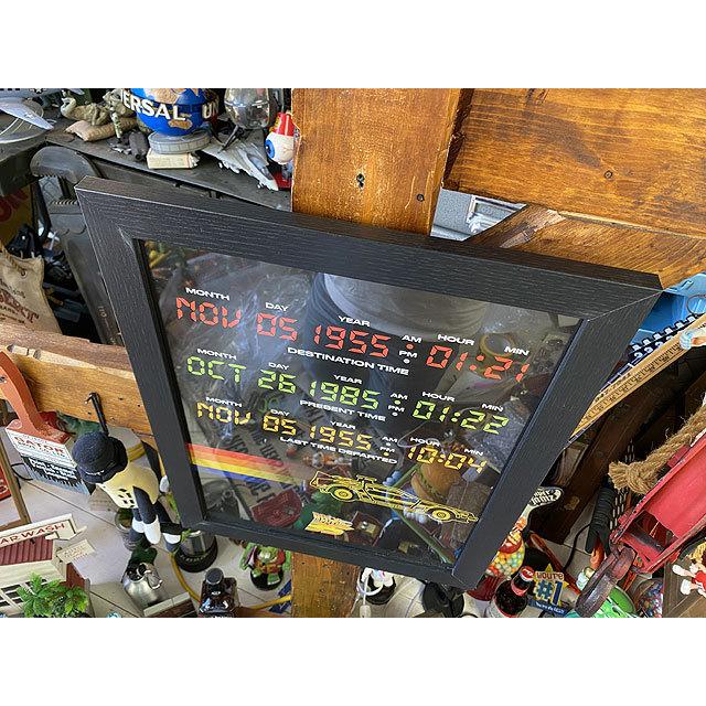 映画　バック・トゥ・ザ・フューチャー　タイムサーキット　アートフレーム ■ アメリカン雑貨 アメリカ雑貨 |  | 01