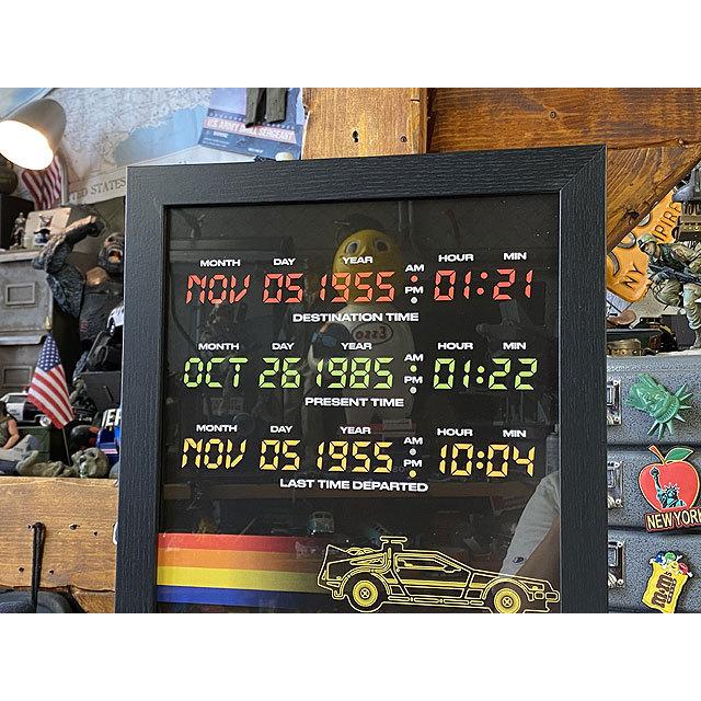 映画　バック・トゥ・ザ・フューチャー　タイムサーキット　アートフレーム ■ アメリカン雑貨 アメリカ雑貨 |  | 02
