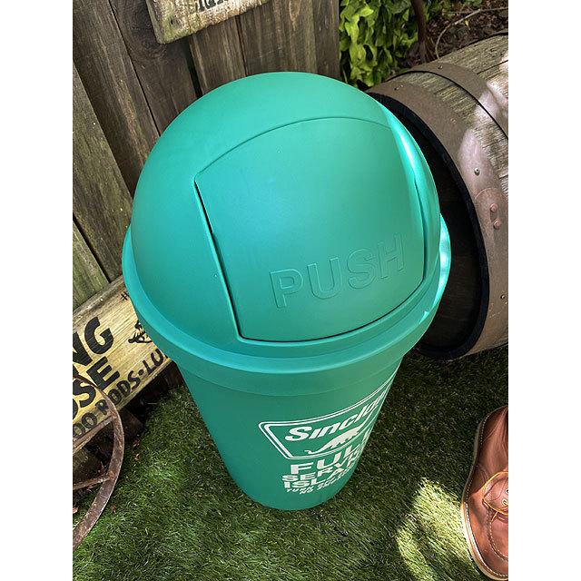 シンクレア　45Lダストボックス　（グリーン）　■　アメリカン雑貨　アメリカ雑貨　ゴミ箱　ごみ箱　トラッシュ |  | 01