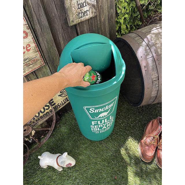 シンクレア　45Lダストボックス　（グリーン）　■　アメリカン雑貨　アメリカ雑貨　ゴミ箱　ごみ箱　トラッシュ |  | 04