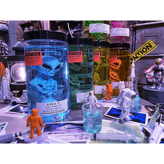 エリア51 エイリアンのホルマリン漬け （全惑星制覇でエイリアンタワー