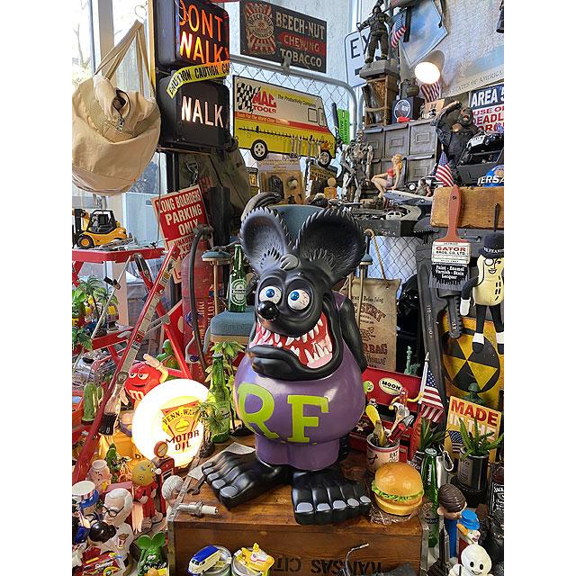 ファンコ限定　ラットフィンク　ジャイアントコインバンク　（ブラック）　■　アメリカン雑貨　アメリカ雑貨 | RAT FINK | 08