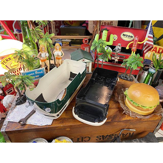 ワーゲンバス　ティッシュボックス　（ツートンダークグリーン）　■　アメリカン雑貨　アメリカ雑貨　ティッシュケース |  | 06