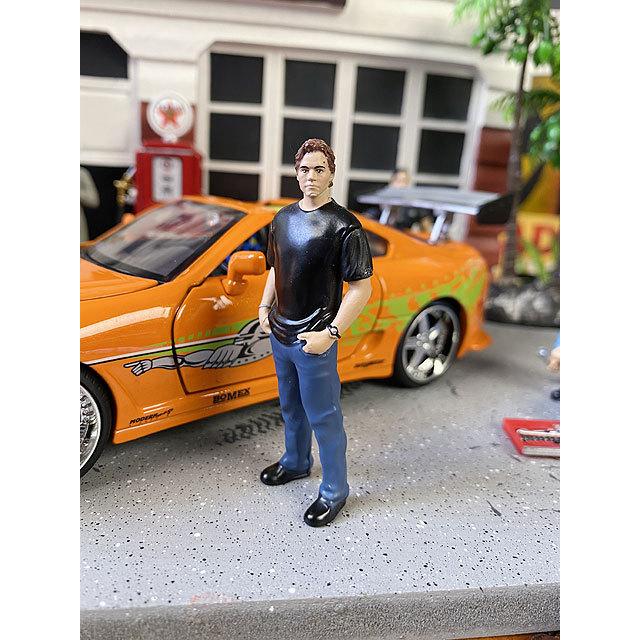 Jada　映画　ワイルドスピード　ダイキャストミニカー　1/24　（ブライアン/トヨタ　スープラ/オレンジ）　フィギュア付 |  | 10