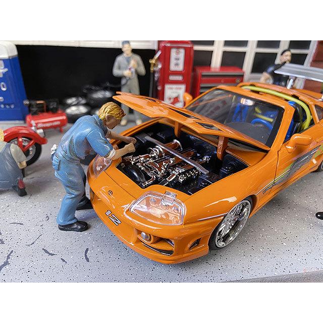 Jada　映画　ワイルドスピード　ダイキャストミニカー　1/24　（ブライアン/トヨタ　スープラ/オレンジ）　フィギュア付 |  | 04