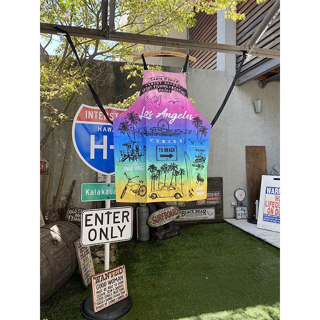 L.A.ベニスビーチ　アートエプロン ■ アメリカン雑貨 アメリカ雑貨 |  | 05