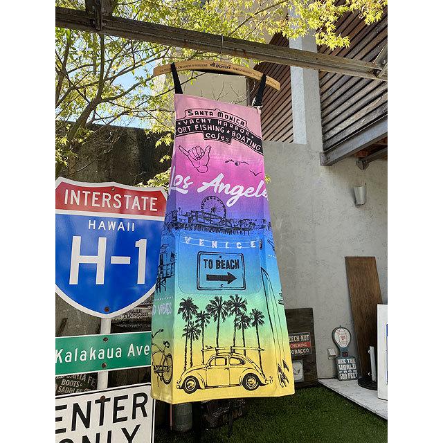 L.A.ベニスビーチ　アートエプロン ■ アメリカン雑貨 アメリカ雑貨 |  | 06