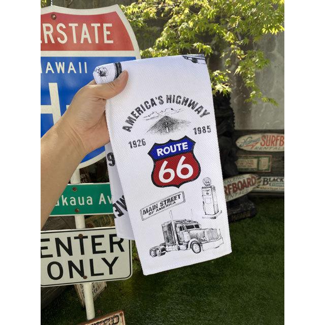 ルート66 キッチンタオル □ アメリカン雑貨 アメリカ雑貨 ルート66 キッチンタオル □ アメリカン雑貨 アメリカ雑貨