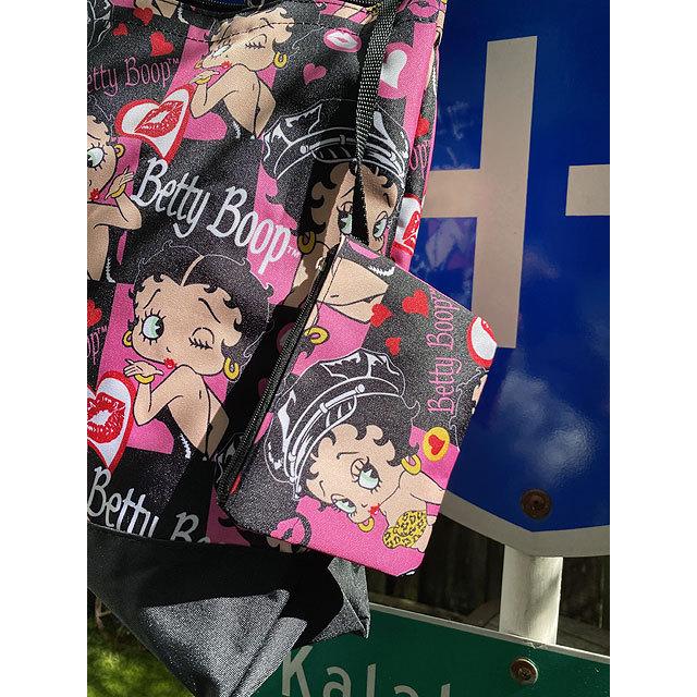 ベティ・ブープ　トートバッグ　ミニポーチ付き　（ブラック/レオパード） ■ アメリカン雑貨 アメリカ雑貨 爆買 |  | 03