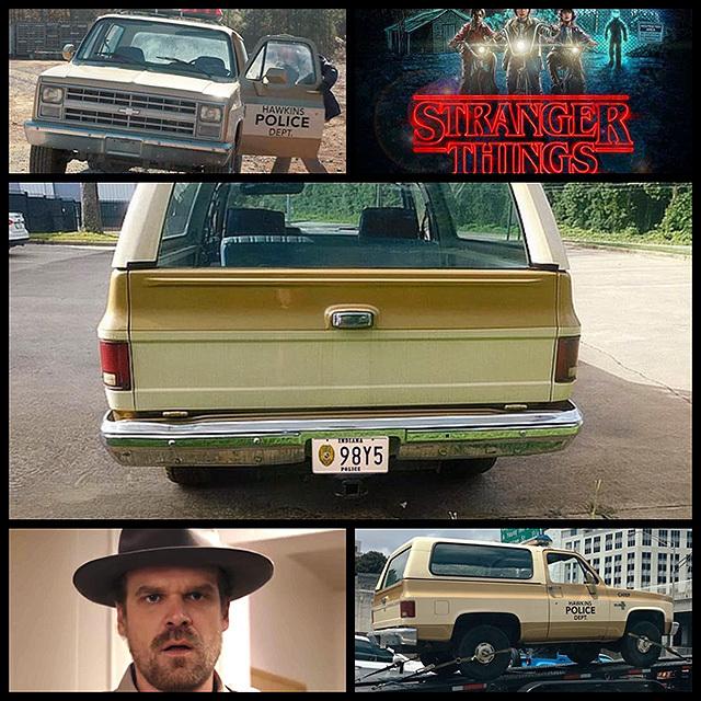 ムービーライセンスプレート　NETFLIXドラマ「ストレンジャーシングス」ホッパー署長の1980年シボレー　ブレイザーのナンバープレート |  | 06