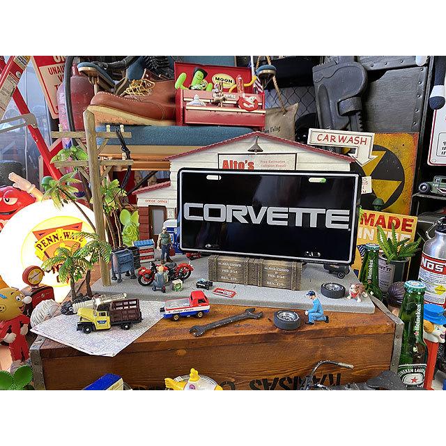 コルベット　ライセンスプレート　（テキストロゴ）　■　アメリカン雑貨　アメリカ雑貨 |  | 01