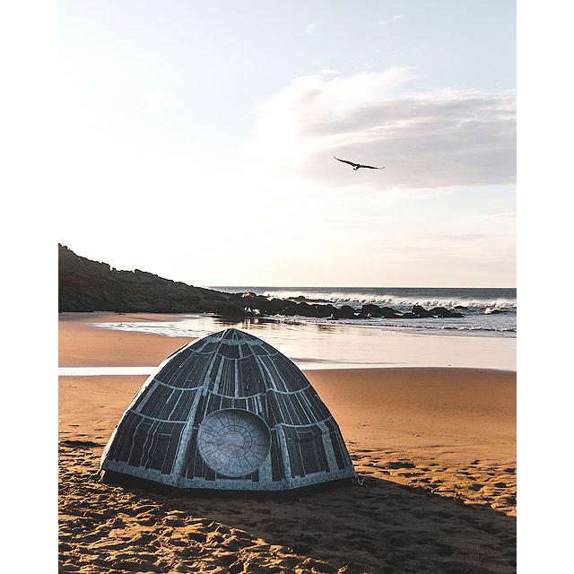 スターウォーズ 巨大宇宙要塞デススター　ドームテント ■ アメリカン雑貨キャンプ グランピング アウトドア |  | 03