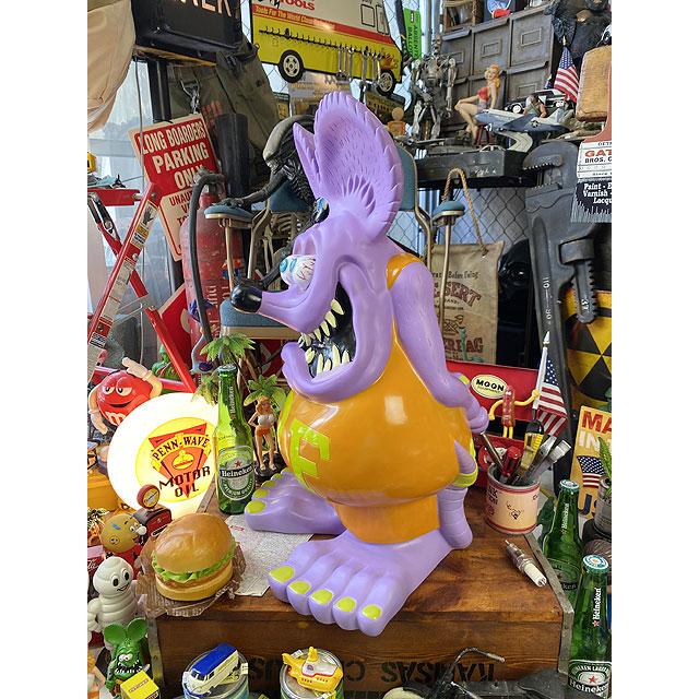 ファンコ限定 ラットフィンク ジャイアントコインバンク （パープル 