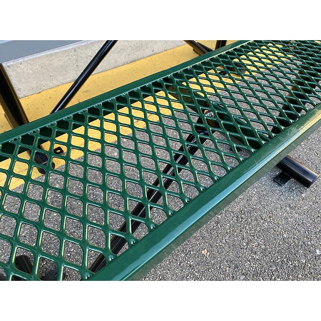 【送料込み価格】U.S.パークベンチ　ショートタイプ　（グリーン）　■　アメリカン雑貨　アメリカ雑貨　イス　チェアー　エクステリア |  | 07