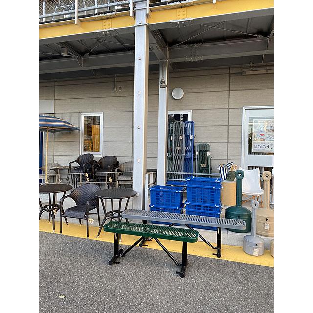 【送料込み価格】U.S.パークベンチ　ショートタイプ　（グリーン）　■　アメリカン雑貨　アメリカ雑貨　イス　チェアー　エクステリア |  | 08