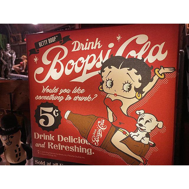 ベティ・ブープ　LEDキャンバスライトボックス　（ブープシコーラ）　■　アメリカン雑貨　アメリカ雑貨 |  | 02