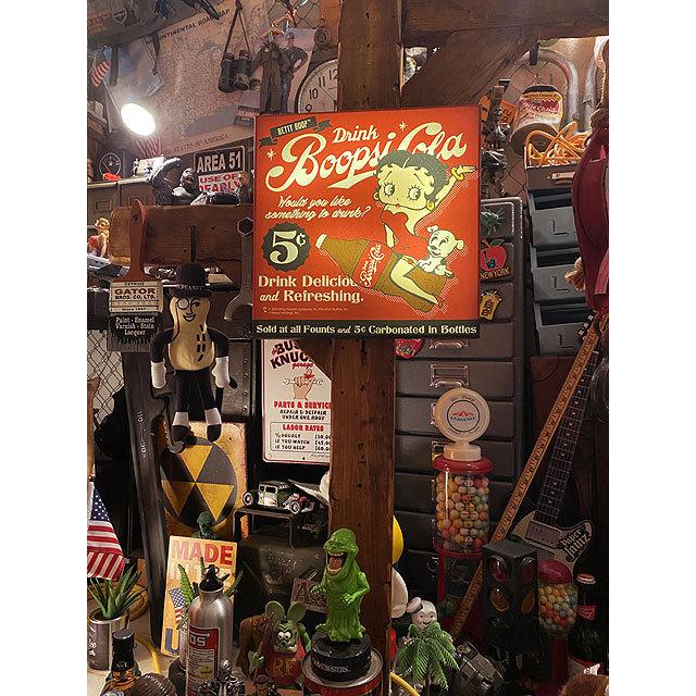 ベティ・ブープ　LEDキャンバスライトボックス　（ブープシコーラ）　■　アメリカン雑貨　アメリカ雑貨 |  | 03