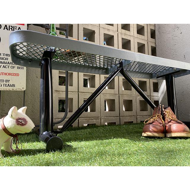 【送料込み価格】U.S.パークベンチ　ショートタイプ　（グレー）　■ アメリカン雑貨 アメリカ雑貨　イス　チェアー　エクステリア |  | 04