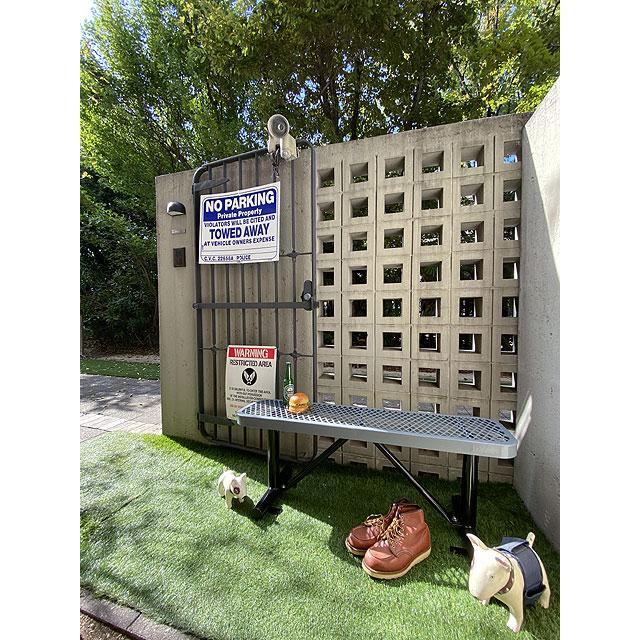 【送料込み価格】U.S.パークベンチ　ショートタイプ　（グレー）　■ アメリカン雑貨 アメリカ雑貨　イス　チェアー　エクステリア |  | 07