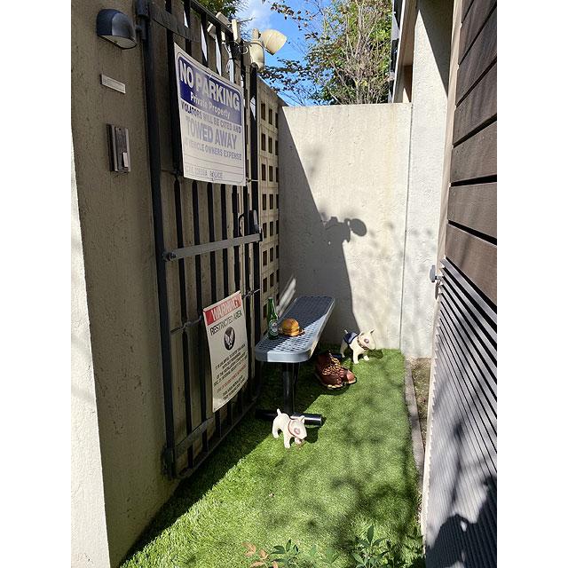 【送料込み価格】U.S.パークベンチ　ショートタイプ　（グレー）　■ アメリカン雑貨 アメリカ雑貨　イス　チェアー　エクステリア |  | 09