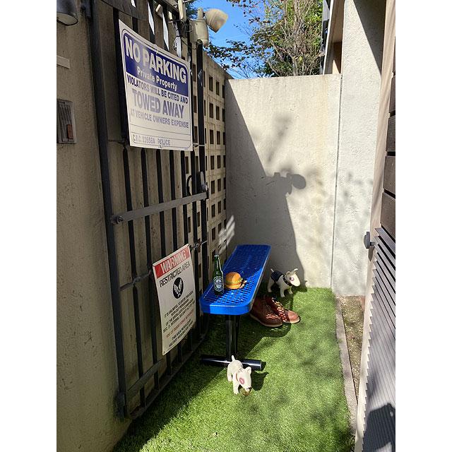 【送料込み価格】U.S.パークベンチ　ショートタイプ　（ブルー）　■　アメリカン雑貨　アメリカ雑貨　イス　チェアー　エクステリア |  | 10